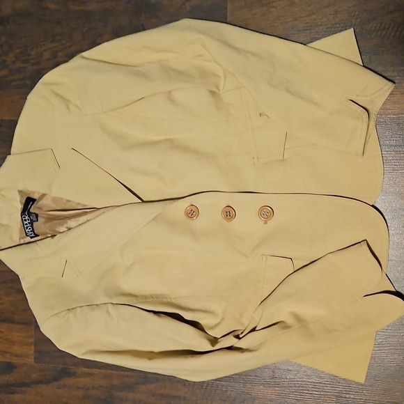 Beige Women's Blazer - Picture 5 of 6